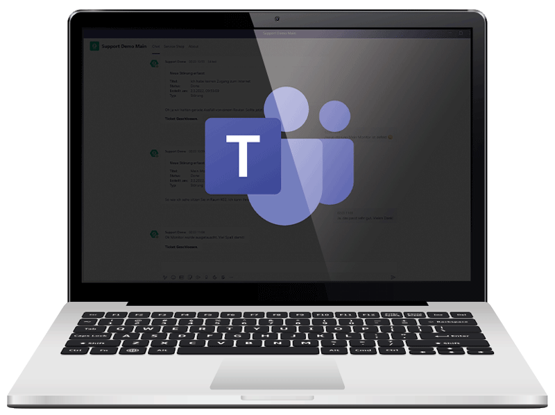 Ticketsystem-Integration für Microsoft Teams